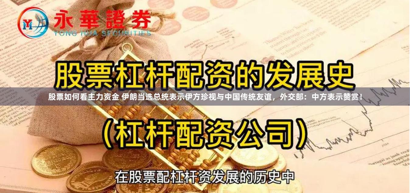 股票如何看主力资金 伊朗当选总统表示伊方珍视与中国传统友谊，外交部：中方表示赞赏！