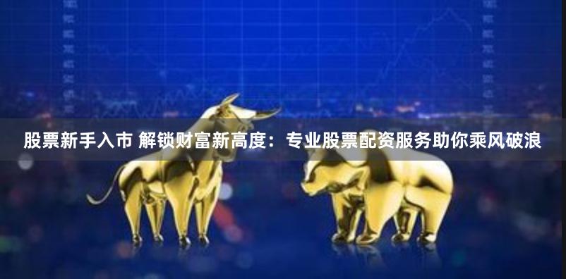 股票新手入市 解锁财富新高度：专业股票配资服务助你乘风破浪
